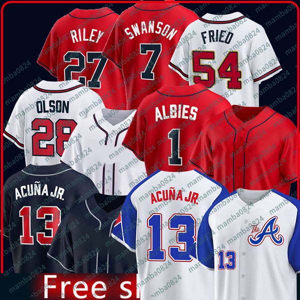 2023 city braves 13 ronald acuna jr. atlanta baseball jerseys 28 matt olson marcell ozuna austin riley eddie rosario sean murphy michael har, Black
2023 city braves 13 ronald acuna jr. atlanta baseball jerseys 28 matt olson marcell ozuna austin riley eddie rosario sean murphy michael har, Black