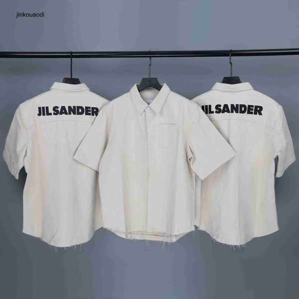 jier sanders men's t-shirts minimalist letter slogan printed workwear silhouette linen cotton canvas short sleeve t jacket, White;black
jier sanders men's t-shirts minimalist letter slogan printed workwear silhouette linen cotton canvas short sleeve t jacket, White;black
