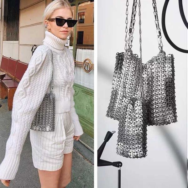 luxury women bags designer metal sequins chain woven bag hollow evening bags clutch female travel holiday shoulder bag handbag 230328
luxury women bags designer metal sequins chain woven bag hollow evening bags clutch female travel holiday shoulder bag handbag 230328