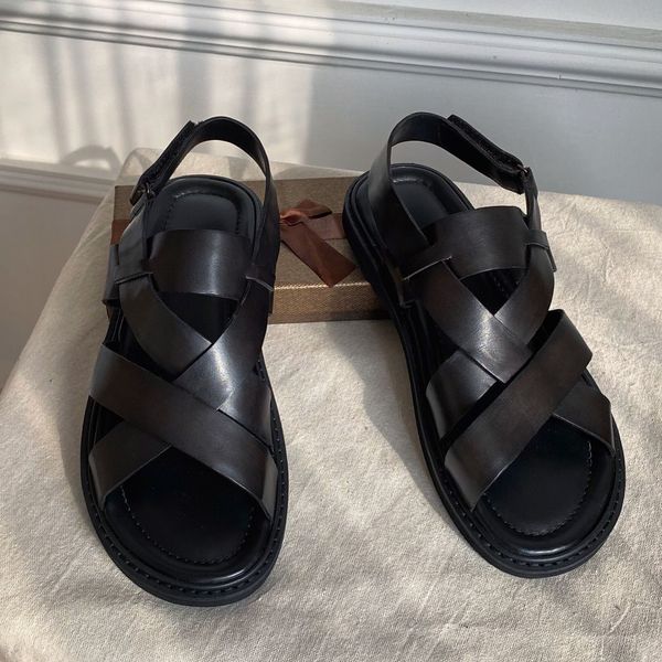 summr british style sandals genuine leather mens rome gladiators gentlemen comfort leisure gladiators sandals shoes, Black
summr british style sandals genuine leather mens rome gladiators gentlemen comfort leisure gladiators sandals shoes, Black