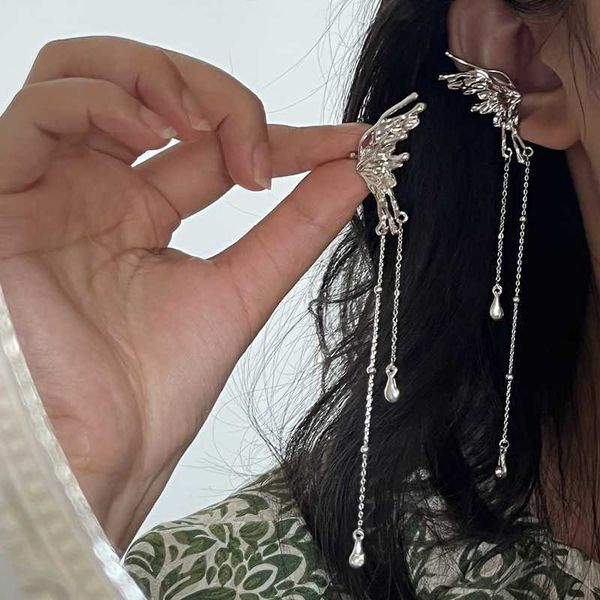 charm elf ear clips earrings for women 2022 trend korean style butterfly fringe chain without ear piercing ear bone clip on earrings aa23032, Golden
charm elf ear clips earrings for women 2022 trend korean style butterfly fringe chain without ear piercing ear bone clip on earrings aa23032, Golden