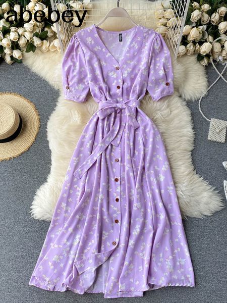 casual dresses french sweet floral dress women v neck puff sleeve single-breasted belt dress summer bohemian print a-line midi dress 230327, Black;gray
casual dresses french sweet floral dress women v neck puff sleeve single-breasted belt dress summer bohemian print a-line midi dress 230327, Black;gray