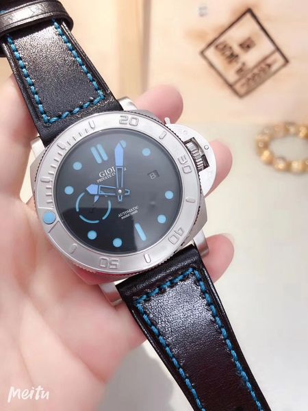 men automatic mechanical eco titanium black rubber leather watch 0, Slivery;brown
men automatic mechanical eco titanium black rubber leather watch 0, Slivery;brown