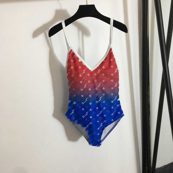 23ss designer bikini bathing suit womens swimwear new bikini set new gradient color logo print backless one-piece swimsuit women clothes, White;black
23ss designer bikini bathing suit womens swimwear new bikini set new gradient color logo print backless one-piece swimsuit women clothes, White;black