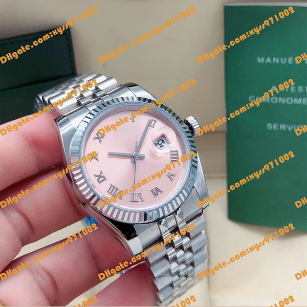 women's watch 31mm pink roman dial 278274 178274 sapphire glass asia 2813 automatic machinery women's watch christmas gift stainle, Slivery;brown
women's watch 31mm pink roman dial 278274 178274 sapphire glass asia 2813 automatic machinery women's watch christmas gift stainle, Slivery;brown