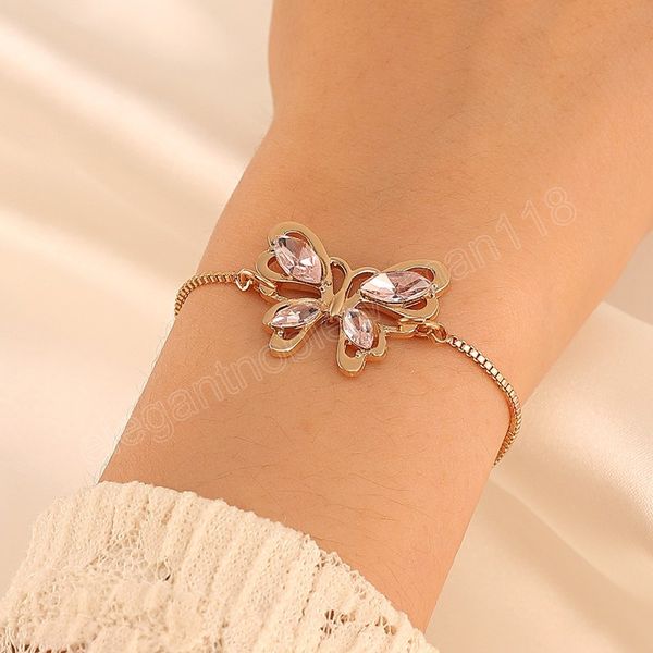 ins princess butterfly bracelet light luxury pink crystal hollow butterfly bracelet simple jewelry bracelet for women, Golden;silver
ins princess butterfly bracelet light luxury pink crystal hollow butterfly bracelet simple jewelry bracelet for women, Golden;silver