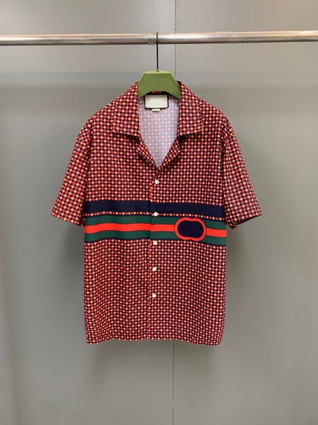 summer 2023 designer plaid shirts fashion stripe printing stitching design of high-quality comfortable material loose man's shirt, White;black
summer 2023 designer plaid shirts fashion stripe printing stitching design of high-quality comfortable material loose man's shirt, White;black