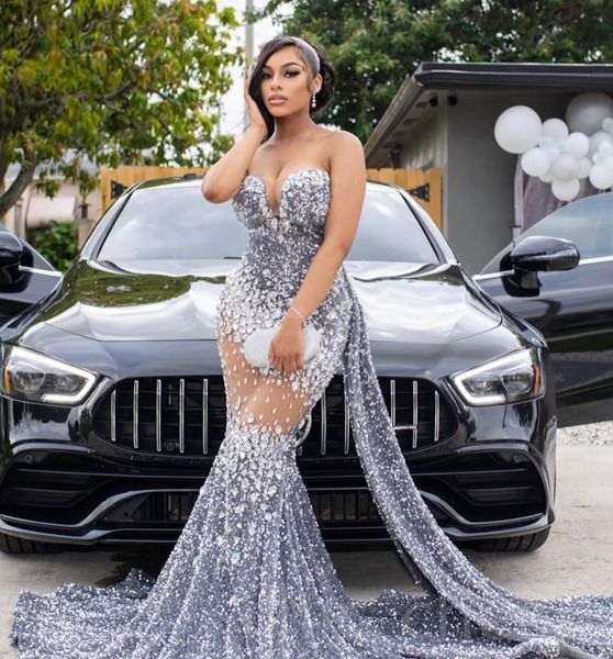 2023 arabic aso ebi luxurious mermaid prom dresses beaded crystals evening formal party second reception birthday engagement gowns dress rob, Black
2023 arabic aso ebi luxurious mermaid prom dresses beaded crystals evening formal party second reception birthday engagement gowns dress rob, Black