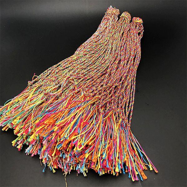 charm bracelets 100pcs colorful rope bracelet wholesale fivecolor thread knot handwoven hand rope gift bracelet color rope 230328, Golden;silver
charm bracelets 100pcs colorful rope bracelet wholesale fivecolor thread knot handwoven hand rope gift bracelet color rope 230328, Golden;silver