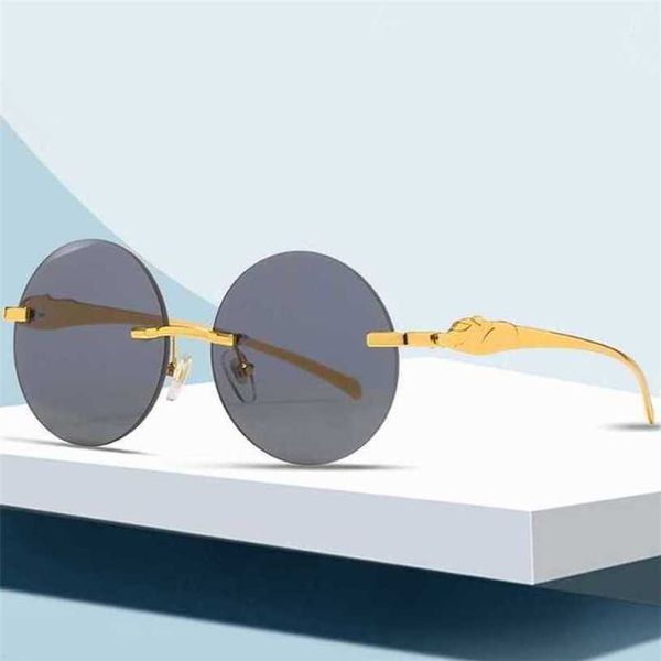 luxury designer sunglasses 20% off head round frameless street fashion trend versatile glasses, White;black
luxury designer sunglasses 20% off head round frameless street fashion trend versatile glasses, White;black