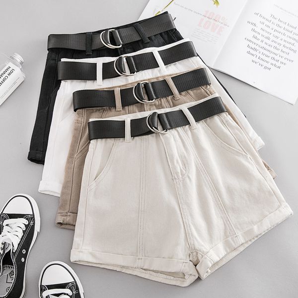 women's shorts summer autumn casual sashes denim shorts women wide high waist loose leg shorts slim all-match sporting shorts female mw, White;black
women's shorts summer autumn casual sashes denim shorts women wide high waist loose leg shorts slim all-match sporting shorts female mw, White;black