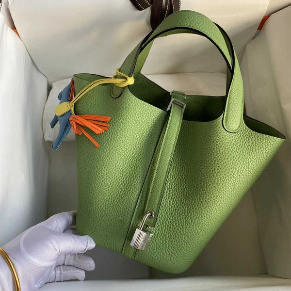 picotin tote wax line bag vegetable high-end handmade basket tc cow leather bucket lychee elephant gray hand female le6t
picotin tote wax line bag vegetable high-end handmade basket tc cow leather bucket lychee elephant gray hand female le6t