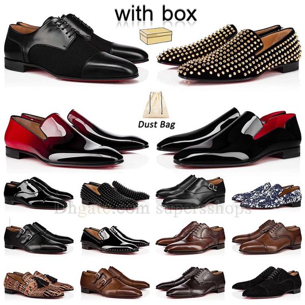 with box red bottom running casual shoes dhgate platform bottoms loafers mens pointed toe suede patent leather rivets glitter oxfords vintag
with box red bottom running casual shoes dhgate platform bottoms loafers mens pointed toe suede patent leather rivets glitter oxfords vintag