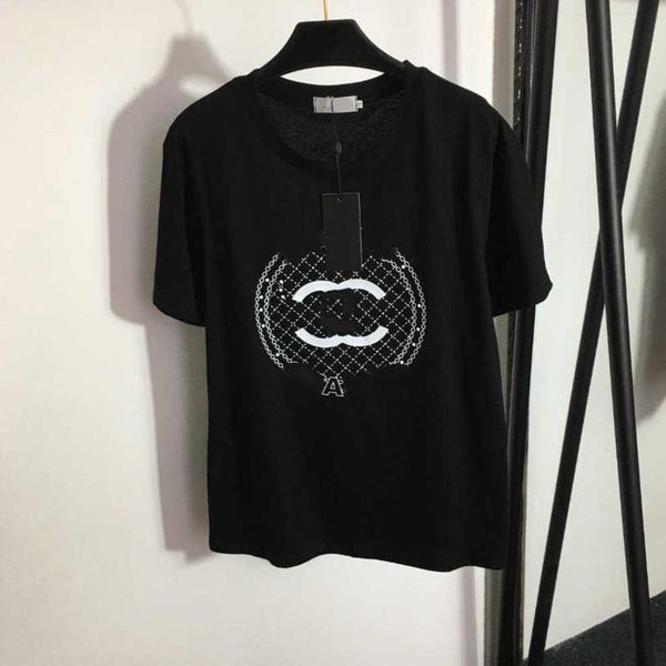 23ss womens t-shirt tee designer clothes women round neck pure cotton logo alphabet ring printed short sleeve t-shirt women clothes a1, White
23ss womens t-shirt tee designer clothes women round neck pure cotton logo alphabet ring printed short sleeve t-shirt women clothes a1, White