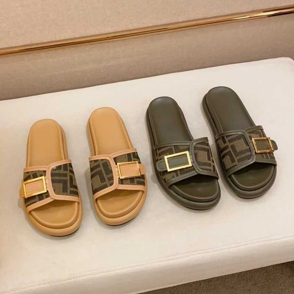 designer men slides f fabric leather sandals army green brown slippers f metal buckle letter summer fashion classic flat man women slide bea, Black
designer men slides f fabric leather sandals army green brown slippers f metal buckle letter summer fashion classic flat man women slide bea, Black