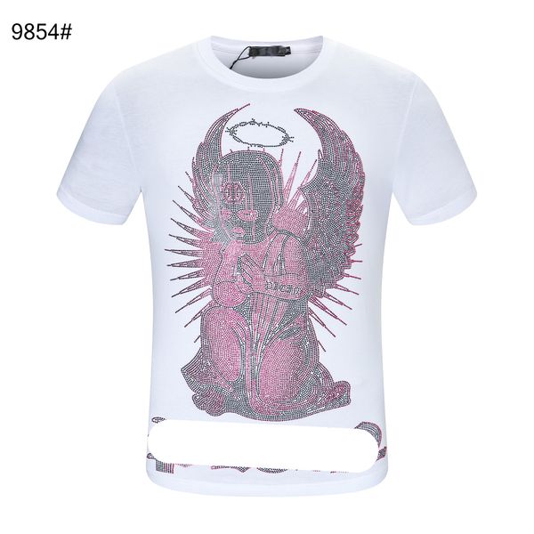 philpp mens womens designer t shirts luxury hip hop streetwear tshirts printed quality cotton casual tees short sleeve fashion man t-shirt t, White;black
philpp mens womens designer t shirts luxury hip hop streetwear tshirts printed quality cotton casual tees short sleeve fashion man t-shirt t, White;black