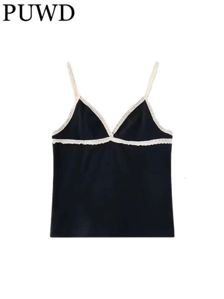 women's tanks camis puwd casual women black lace edge soft cotton tank summer fashion ladies solid slim short female girlish crop 2303, White
women's tanks camis puwd casual women black lace edge soft cotton tank summer fashion ladies solid slim short female girlish crop 2303, White