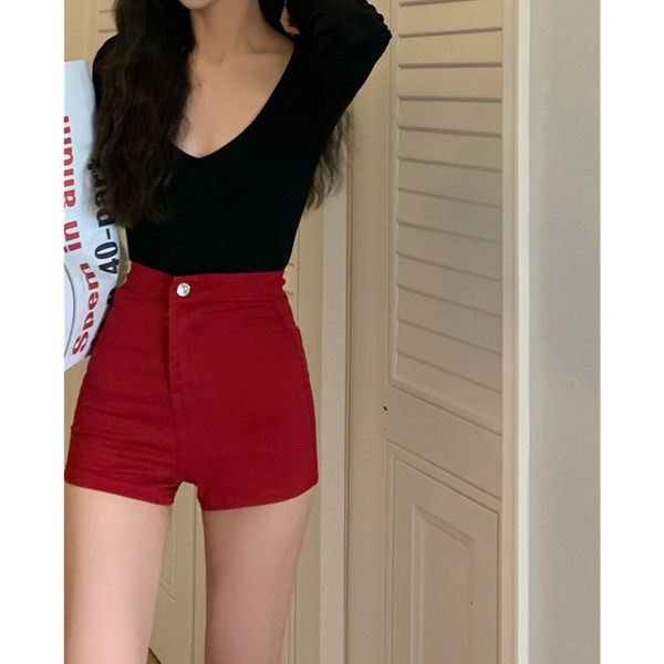 women's shorts summer pattern women' clothing high waist girls versatile chic temperament solid color self cultivation casual shor, White;black
women's shorts summer pattern women' clothing high waist girls versatile chic temperament solid color self cultivation casual shor, White;black