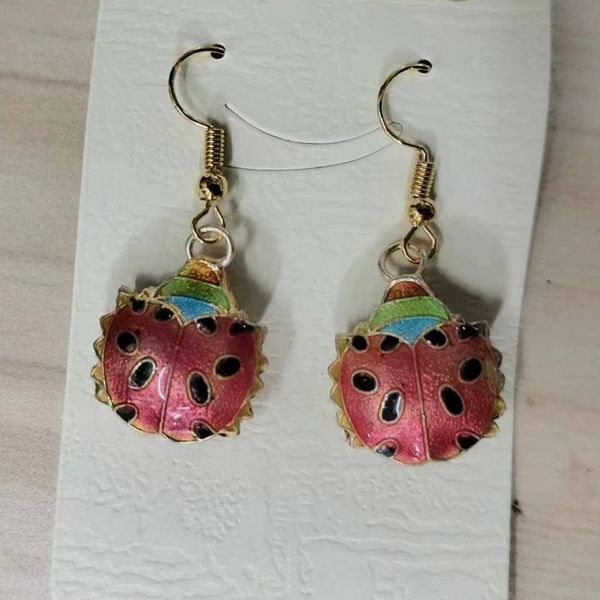 personalized cute simple ladybug charm earrings jewelry china traditional handcraft ladybird charms cloisonne enamel animal earrings women 1, Golden
personalized cute simple ladybug charm earrings jewelry china traditional handcraft ladybird charms cloisonne enamel animal earrings women 1, Golden