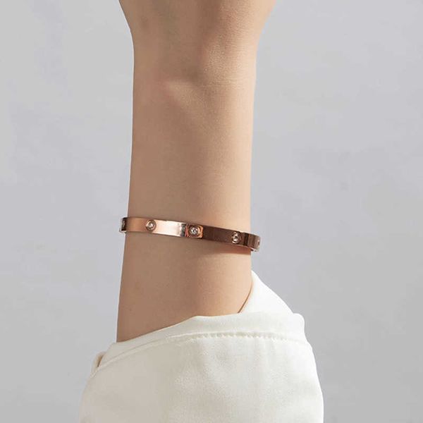 designer bracelet love bangle jewelry 18k rose gold minimalist style female simple hand fade korean version red personalized girlfriends bra, Black
designer bracelet love bangle jewelry 18k rose gold minimalist style female simple hand fade korean version red personalized girlfriends bra, Black
