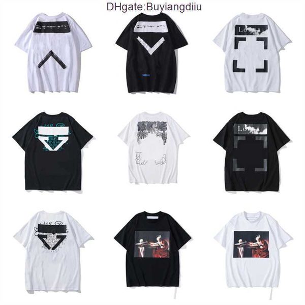 men's t-shirts off trendy white spray painted arrow print short t-shirt men and women lovers loose round neck half sleeve printed tovr, White;black
men's t-shirts off trendy white spray painted arrow print short t-shirt men and women lovers loose round neck half sleeve printed tovr, White;black