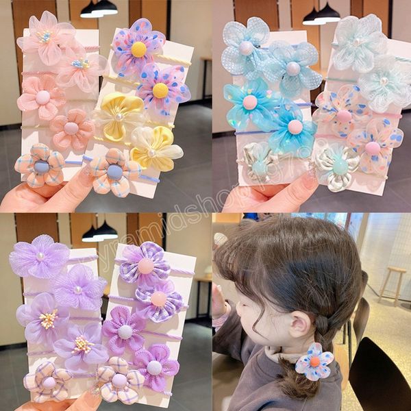 10pcs/set baby girl cute flower hair bands hair tie rope ponytail holder children's soft scrunchies rubber kids hair accessory, Slivery;white
10pcs/set baby girl cute flower hair bands hair tie rope ponytail holder children's soft scrunchies rubber kids hair accessory, Slivery;white
