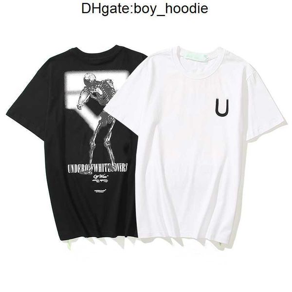 men's off t shirts offs white yellow warning strip printing student couple loose short sleeve shirt fashion printed letter x the back, White;black
men's off t shirts offs white yellow warning strip printing student couple loose short sleeve shirt fashion printed letter x the back, White;black
