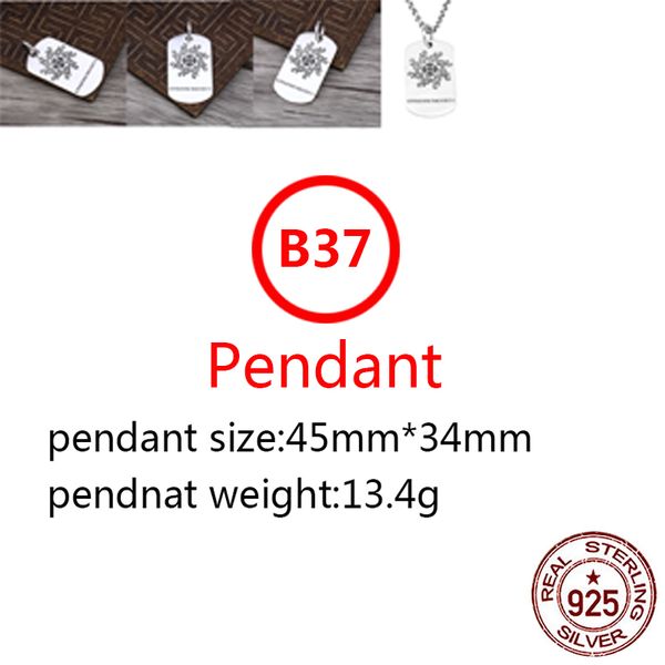 b37 s925 sterling silver pendant personalized fashion simple couple creative cross military sign letter net red punk hip hop dance style jew
b37 s925 sterling silver pendant personalized fashion simple couple creative cross military sign letter net red punk hip hop dance style jew