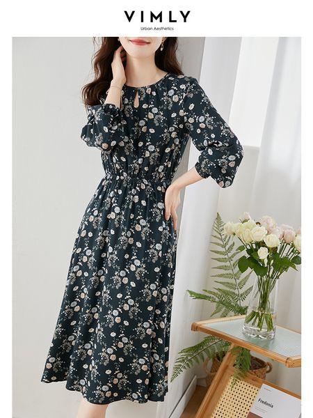 casual dresses vimly vintage floral dress for women elegant french style spring autumn slim elastic waist swing dresses clothing v7909 23032, Black;gray
casual dresses vimly vintage floral dress for women elegant french style spring autumn slim elastic waist swing dresses clothing v7909 23032, Black;gray
