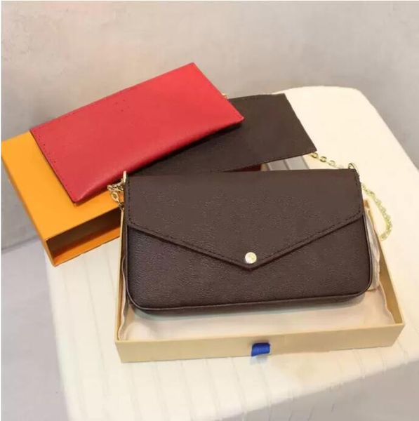 3pcs set women shoulder bag classic luxury designer handbag pochette felicie bag genuine leather handbags clutch tote messenger shopping pur, Red;black
3pcs set women shoulder bag classic luxury designer handbag pochette felicie bag genuine leather handbags clutch tote messenger shopping pur, Red;black