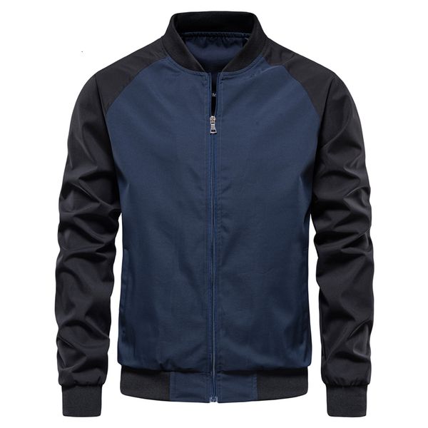 men's jackets aiopeson patchwork sleeve jacket men casual basic stand collar mens bomber jacket autumn quality zipper jacket for men 23, Black;brown
men's jackets aiopeson patchwork sleeve jacket men casual basic stand collar mens bomber jacket autumn quality zipper jacket for men 23, Black;brown