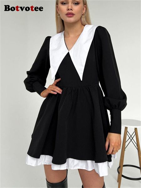 casual dresses botvotee black dress for women high waisted peter pan collar long sleeve patchwork mini dresses a line casual dress 230329, Black;gray
casual dresses botvotee black dress for women high waisted peter pan collar long sleeve patchwork mini dresses a line casual dress 230329, Black;gray