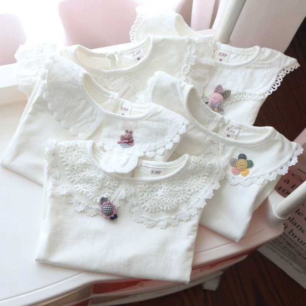 girls' basecoat spring and autumn doll neck white baby polo long sleeve t-shirt children's korean version top, Black
girls' basecoat spring and autumn doll neck white baby polo long sleeve t-shirt children's korean version top, Black
