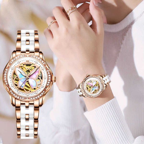 female designer brand fashion watch ceramic fritillary butterfly mechanical watch fashion women watch, Slivery;golden
female designer brand fashion watch ceramic fritillary butterfly mechanical watch fashion women watch, Slivery;golden