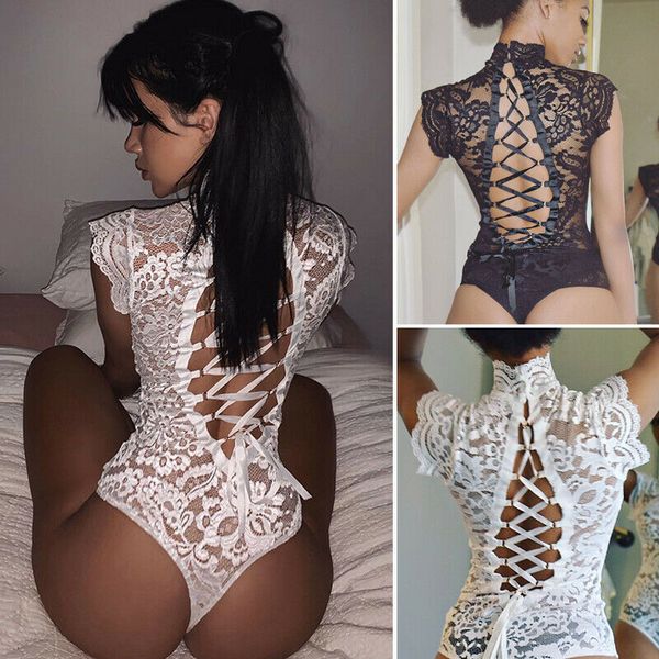womens jumpsuits rompers women full lace seethrough cheongsam turtleneck hollow out nightwear underwear erotic bodysuits jumpsuit 230329, Black;white
womens jumpsuits rompers women full lace seethrough cheongsam turtleneck hollow out nightwear underwear erotic bodysuits jumpsuit 230329, Black;white