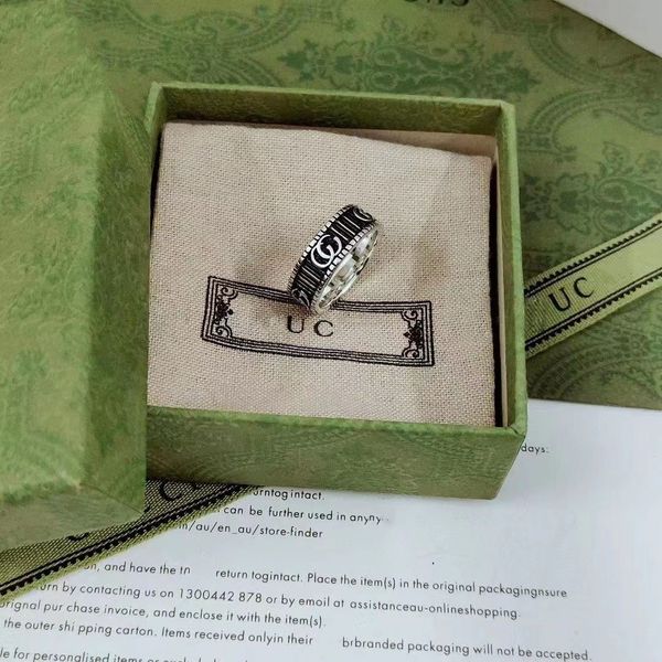 designer ring luxury rings for women classic couple rings retro letters men and women with the same ring fashion versatile jewelry valentine, Silver
designer ring luxury rings for women classic couple rings retro letters men and women with the same ring fashion versatile jewelry valentine, Silver