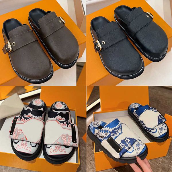 2023 men easy slides cosy comfort mules women luxury leathers flat slippers platform sandal fashion summer flowers shoes 35-45 with box no43, Black
2023 men easy slides cosy comfort mules women luxury leathers flat slippers platform sandal fashion summer flowers shoes 35-45 with box no43, Black