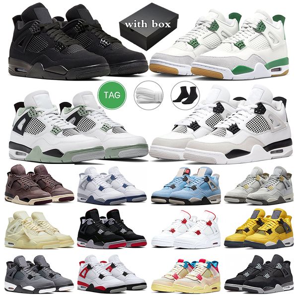 4 pine green basketball shoes black cat 4s mens trainers women sneakers seafoam military black pn dust bred sail midnight navy fire red outd, White;red
4 pine green basketball shoes black cat 4s mens trainers women sneakers seafoam military black pn dust bred sail midnight navy fire red outd, White;red