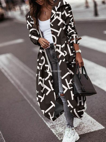 women's trench coats elegant women streetwear loose outerwear 2023 autumn winter print casual long lady turn down collar open stitch c, Tan;black
women's trench coats elegant women streetwear loose outerwear 2023 autumn winter print casual long lady turn down collar open stitch c, Tan;black