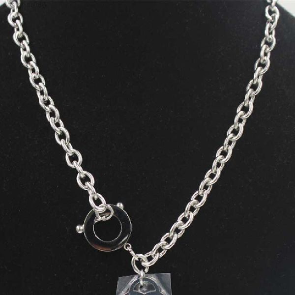 stainless steel square link chain necklaces for women toggle clasp ot buckle choker collar hip hop heart necklace jewelry, Silver
stainless steel square link chain necklaces for women toggle clasp ot buckle choker collar hip hop heart necklace jewelry, Silver