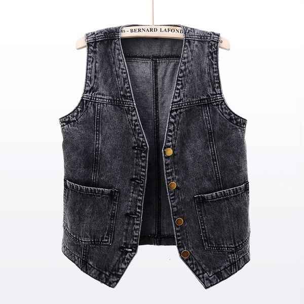 women's vests summer korea large pocket short denim tank women's vintage black tank sleeveless jacket casual loose jeans women, Black;white
women's vests summer korea large pocket short denim tank women's vintage black tank sleeveless jacket casual loose jeans women, Black;white