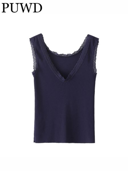 women's tanks camis puwd women causal navy v neck lace slim summer fashion ladies sweet female knitted soft cotton solid color 230329, White
women's tanks camis puwd women causal navy v neck lace slim summer fashion ladies sweet female knitted soft cotton solid color 230329, White