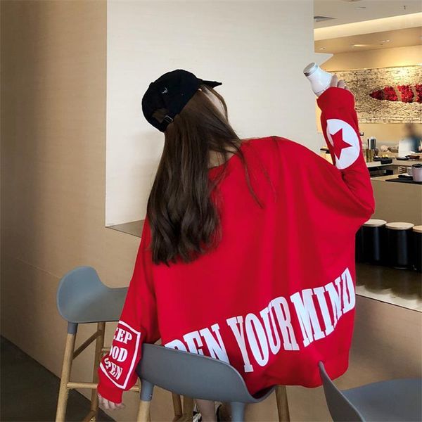 womens hoodies sweatshirts vintage harajuku ulzzang letter print loose sweatshirt jumper female kawaii cute svits for women 230329, Black
womens hoodies sweatshirts vintage harajuku ulzzang letter print loose sweatshirt jumper female kawaii cute svits for women 230329, Black