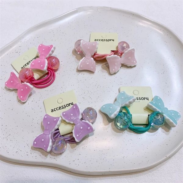 1 pair new fashion sweet girl princess ponytail hair accessories korean children's cute polka dot bow winding hair rope, Slivery;white
1 pair new fashion sweet girl princess ponytail hair accessories korean children's cute polka dot bow winding hair rope, Slivery;white
