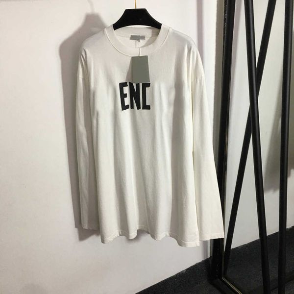 23ss womens long t-shirt tee designer clothes women round neck pure cotton brand alphabet print loose long sleeve t-shirt women clothes, White
23ss womens long t-shirt tee designer clothes women round neck pure cotton brand alphabet print loose long sleeve t-shirt women clothes, White