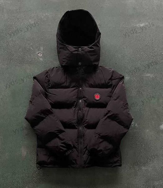 men's down parkas selling fashion trapstar black red label cotton coat thickened detachable hat cotton coat sportswear lovers t230329
men's down parkas selling fashion trapstar black red label cotton coat thickened detachable hat cotton coat sportswear lovers t230329