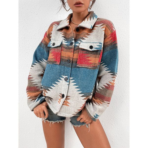 spring 2023 women's tweed shirt, european retro style casual dropped shoulder coat fdc001, White
spring 2023 women's tweed shirt, european retro style casual dropped shoulder coat fdc001, White