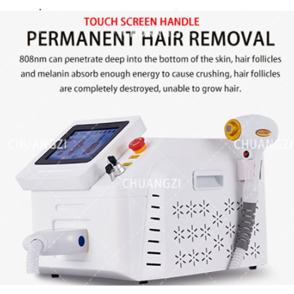 portable laser hair removal machine ce approved one year warranty 755 808 1064 diode laser hair remover machine, Black
portable laser hair removal machine ce approved one year warranty 755 808 1064 diode laser hair remover machine, Black