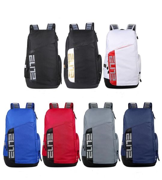 Image of Multifunctional Travel Bag Elite Pro Hoops Sports Backpack Quality Air Cushion Cushioning Straps Couple Knapsack Student Laptop Bag Training Bags Outdoor Bookbag