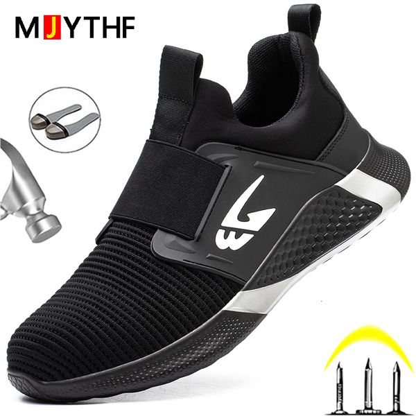 dress shoes men work sneakers safety boots antipuncture footwear man steel toe lightweight 230329, Black
dress shoes men work sneakers safety boots antipuncture footwear man steel toe lightweight 230329, Black